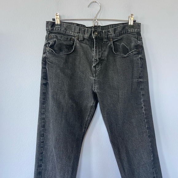 🛑SOLD Prana Men’s Straight Slim Feener Jean in Washed Black Size 31W x 30L - Picture 4 of 9